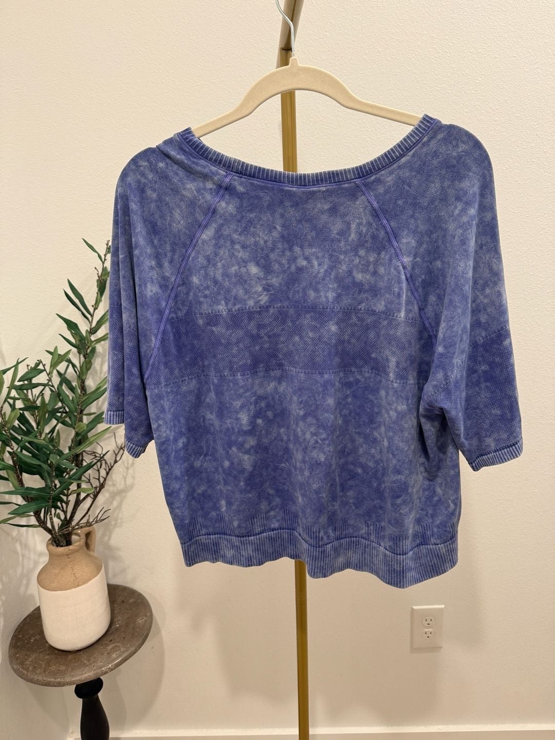 Zyia Active Easygoing Washed Top Blue XXL 4