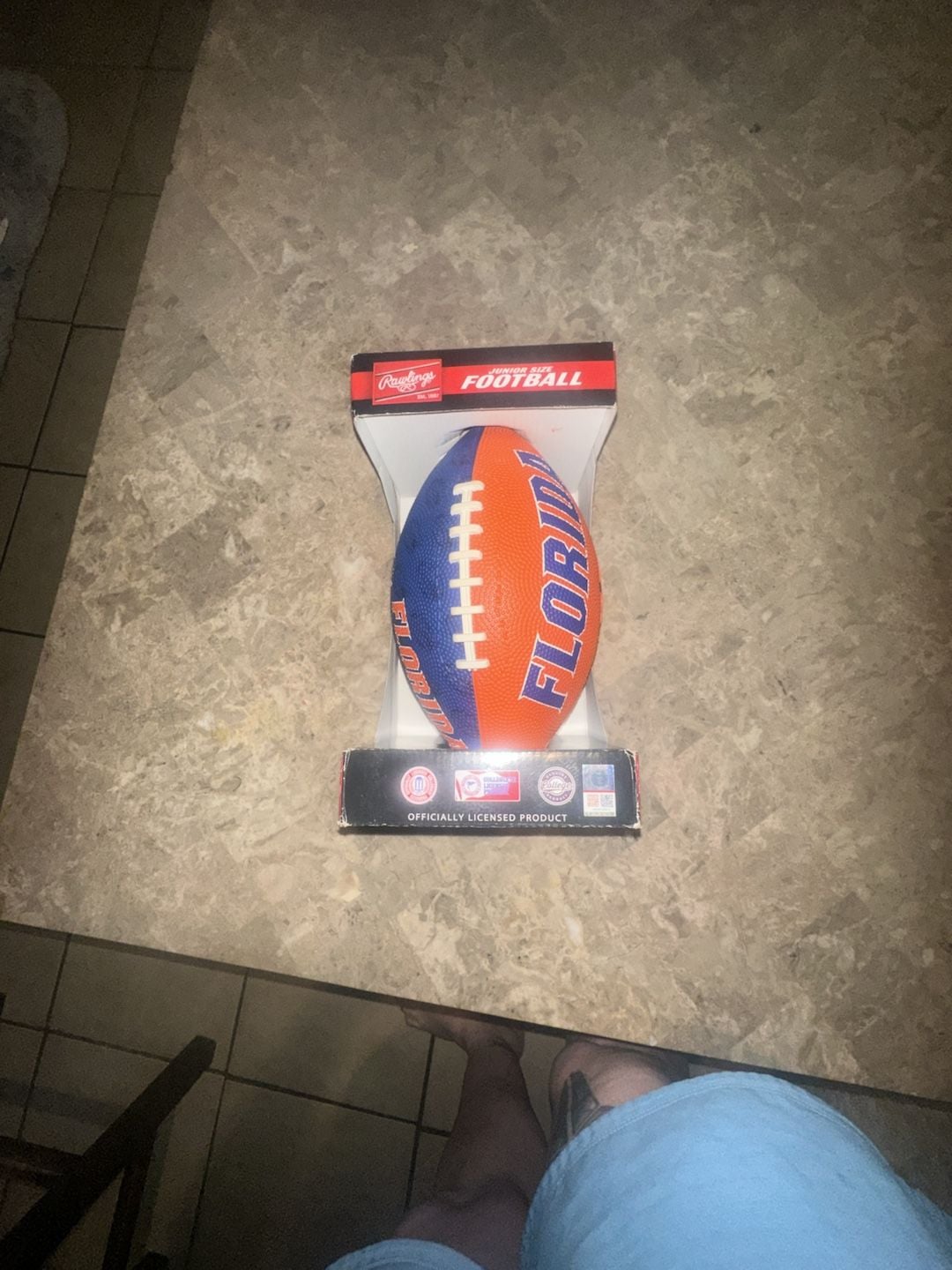 Rawlings Florida Gators Junior Size Football in Box 1