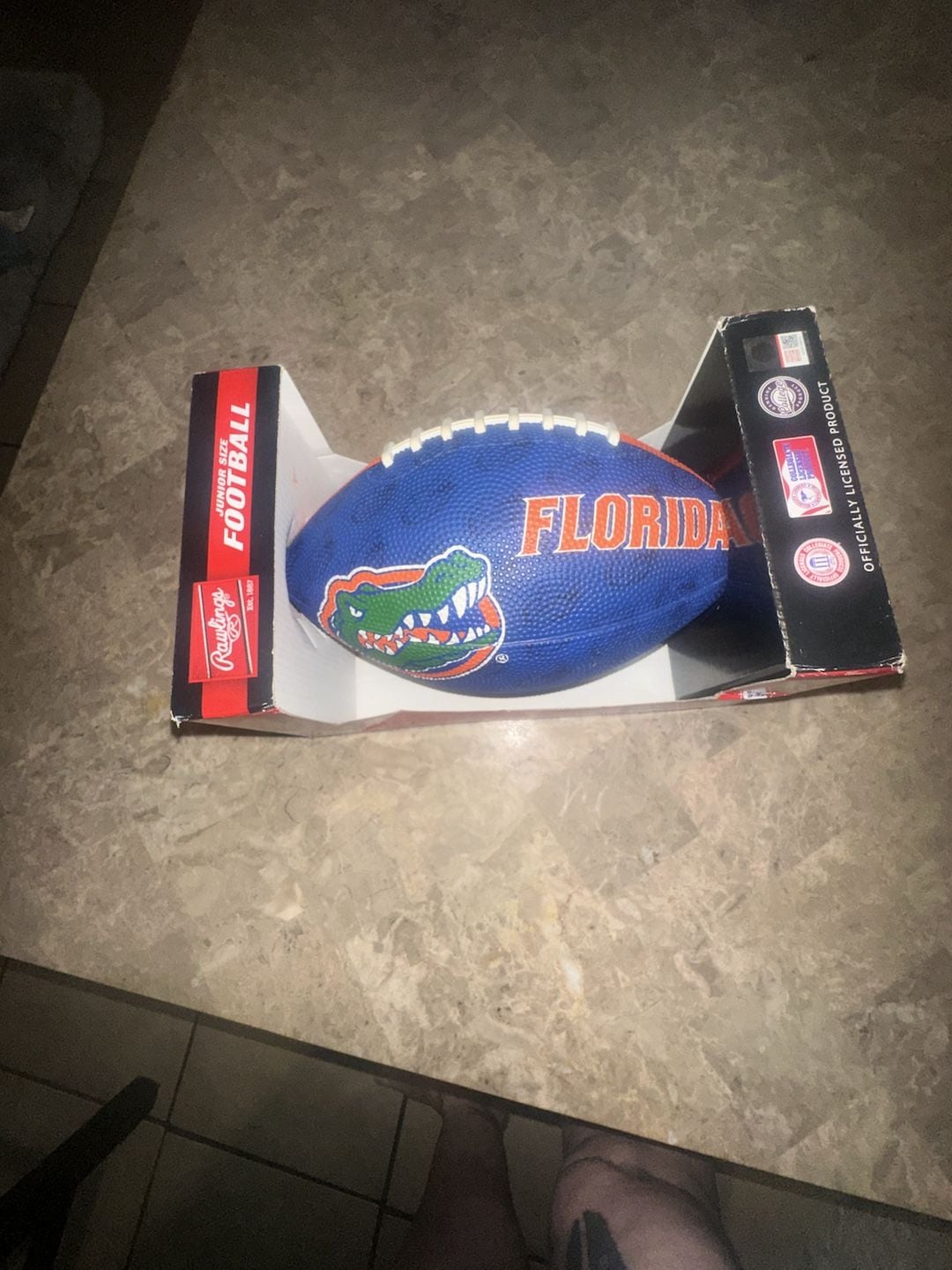 Rawlings Florida Gators Junior Size Football in Box 3