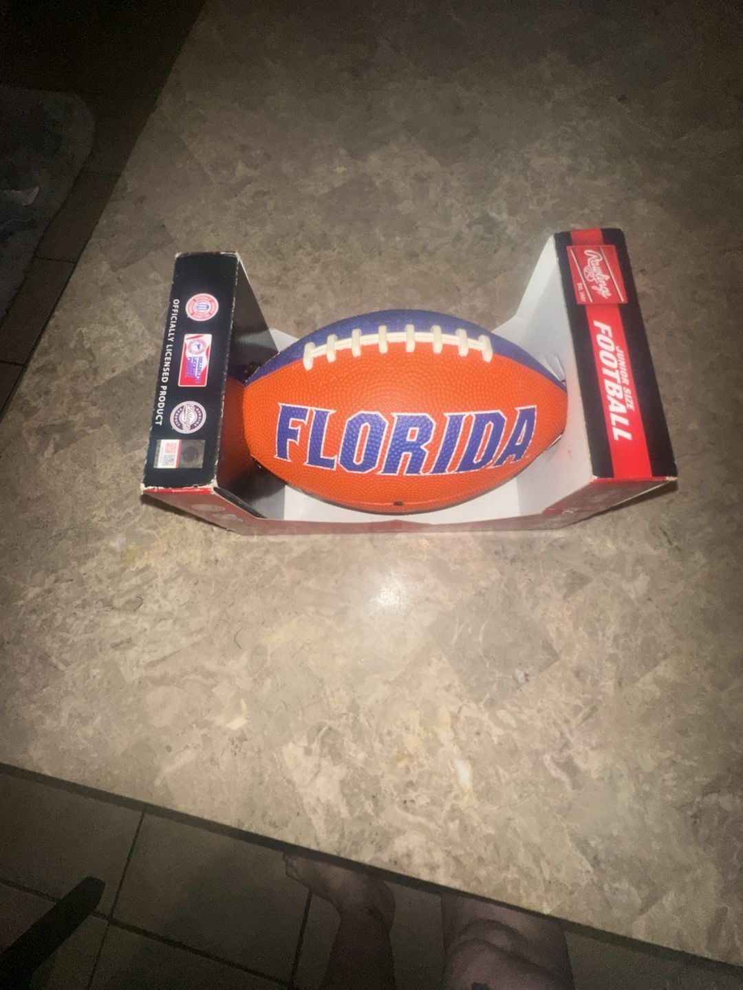 Rawlings Florida Gators Junior Size Football in Box 4