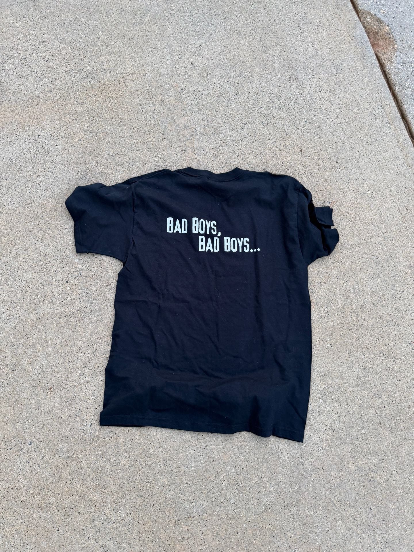 Vintage Cops TV Show Fox Promo T-Shirt Black 7