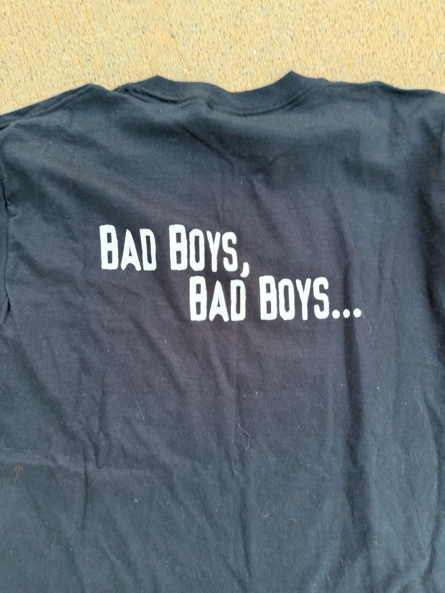 Vintage Cops TV Show Fox Promo T-Shirt Black 8