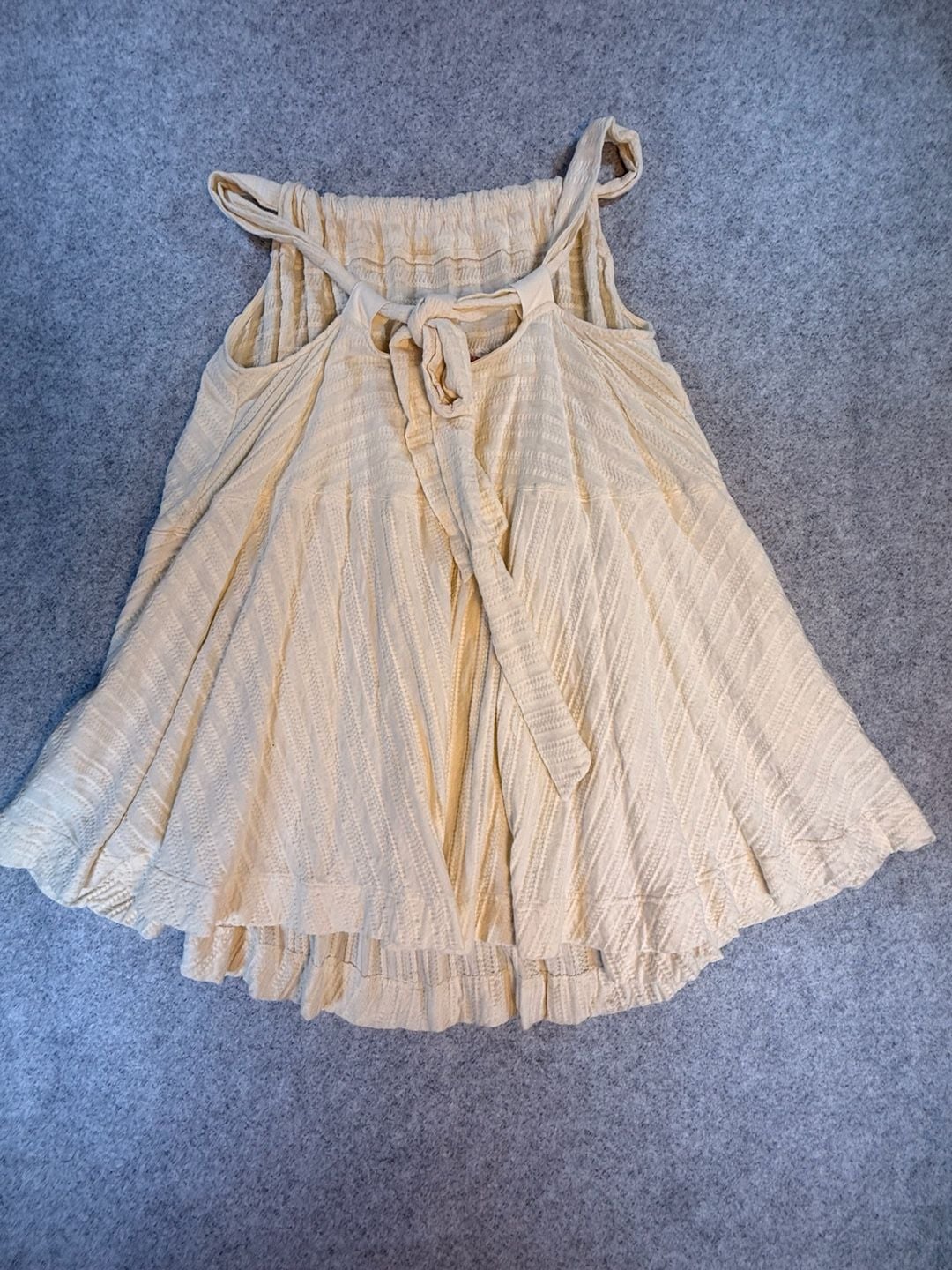 Free People Beach Shay Convertible Mini Dress Ivory Size M 9