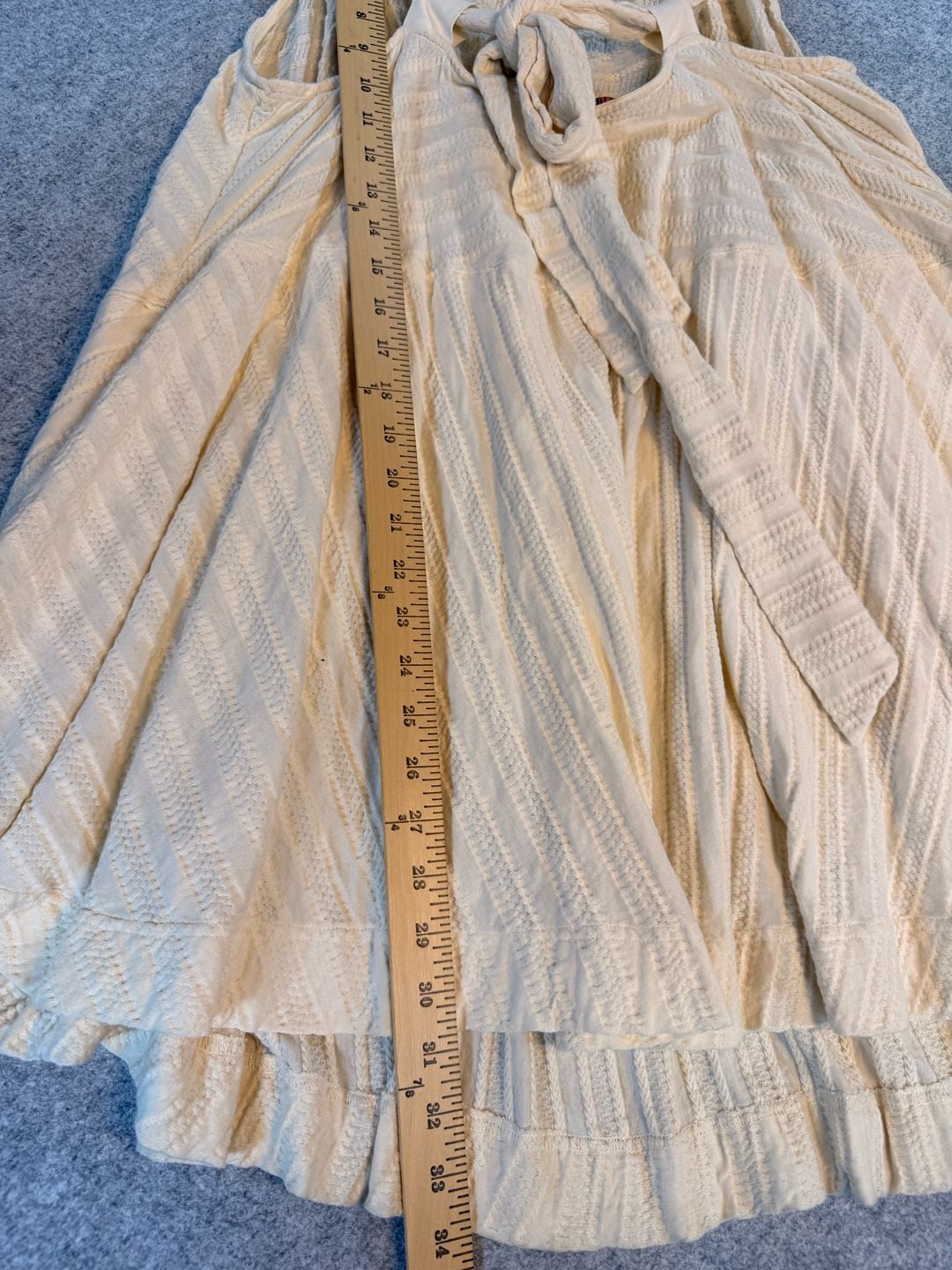 Free People Beach Shay Convertible Mini Dress Ivory Size M 11