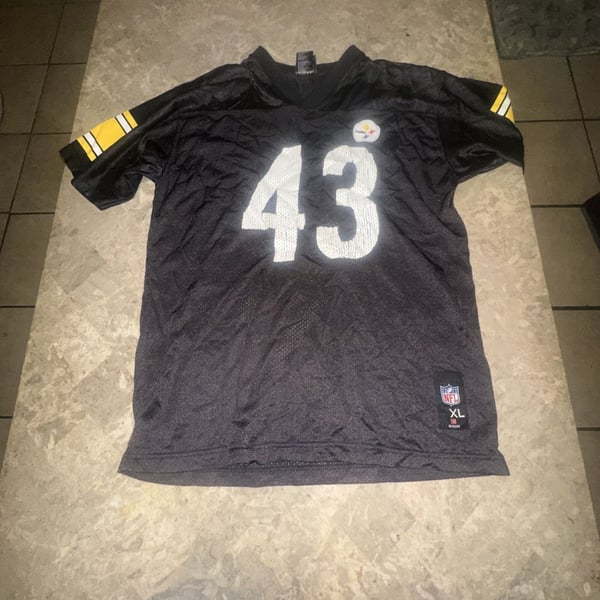 Pittsburgh Steelers Troy Polamalu #43 Youth Football Jersey XL (18-20) Adult L