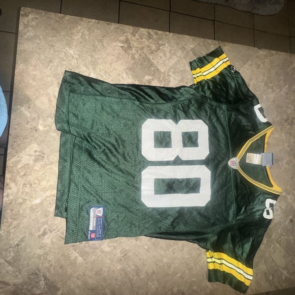 Reebok Green Bay Packers Donald Driver #80 NFL Women's OnField Jersey Size M