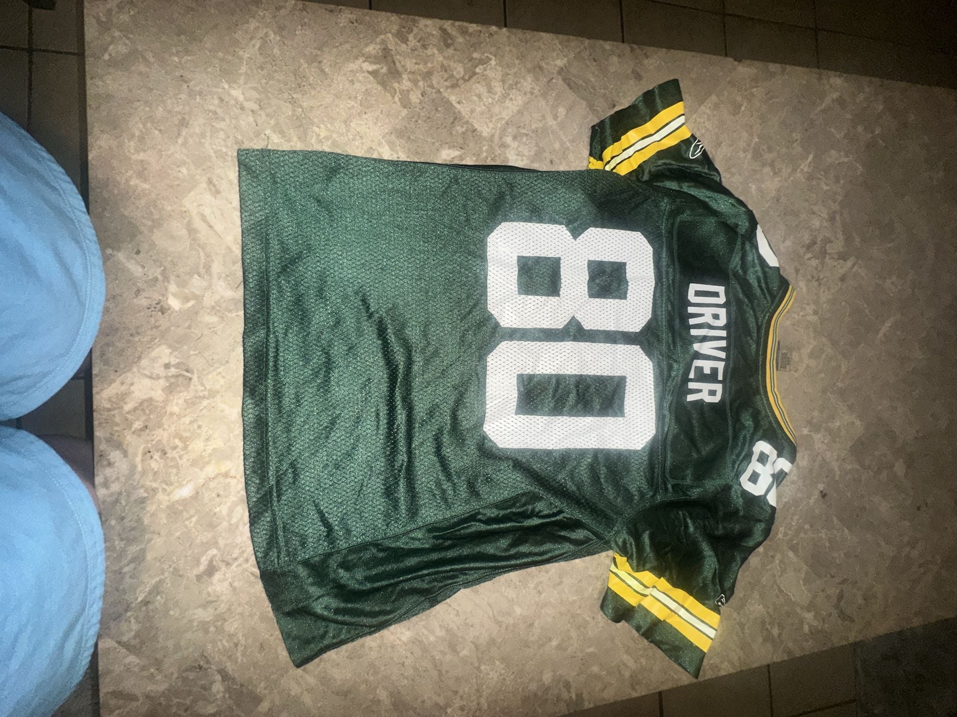 Reebok Green Bay Packers Donald Driver #80 NFL Women's OnField Jersey Size M 7