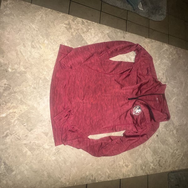 Florida State Seminoles Womens small Dri fit material 1/4 Zip Garnet Jacket
