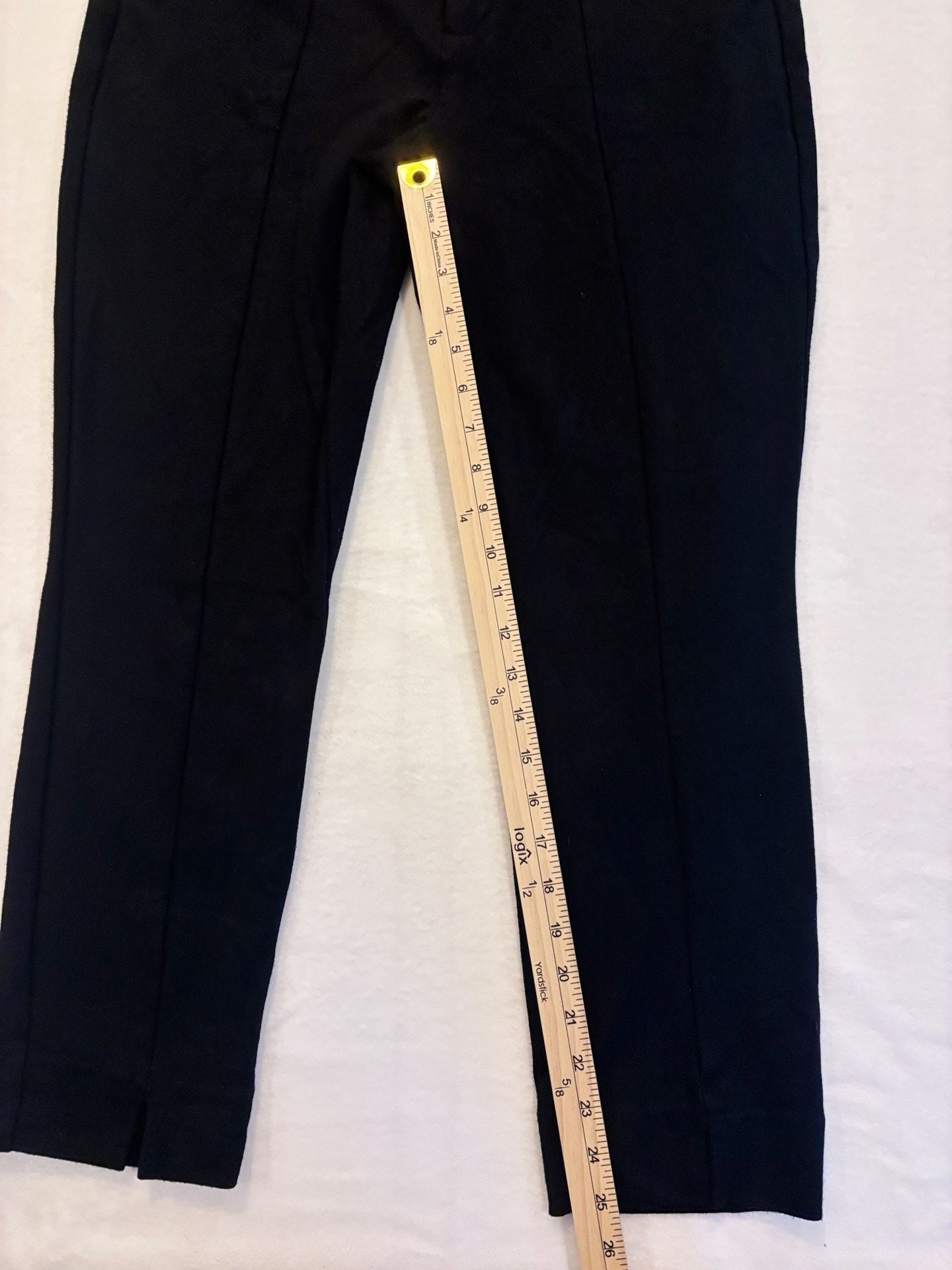 Cabi Black Pintuck Ankle Pants Size 8 4