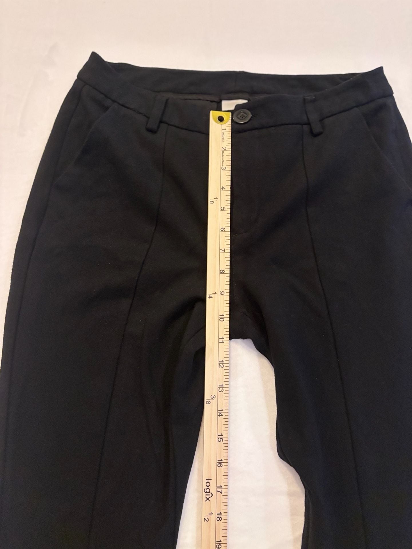Cabi Black Pintuck Ankle Pants Size 8 5