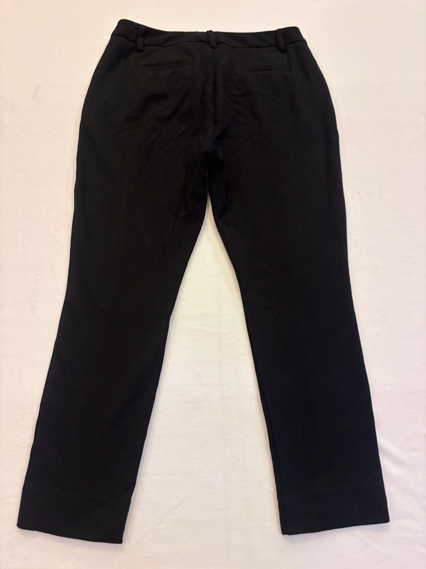 Cabi Black Pintuck Ankle Pants Size 8 9