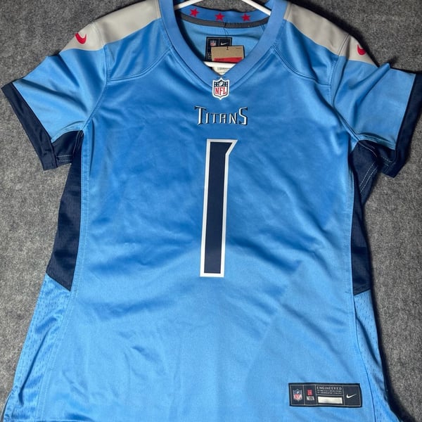 Nike Cam Ward Tennessee Titans Women's Game Jersey Light Blue Size L