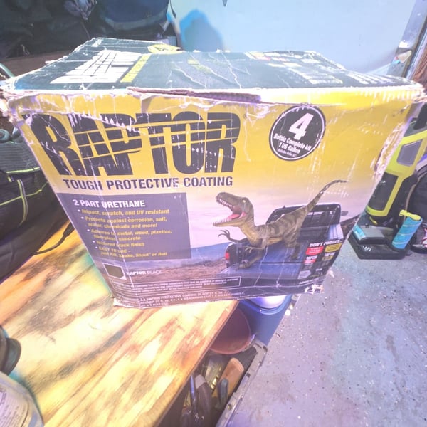 U-POL Raptor Tough Protective Coating 4 Bottle Kit Black UP5041