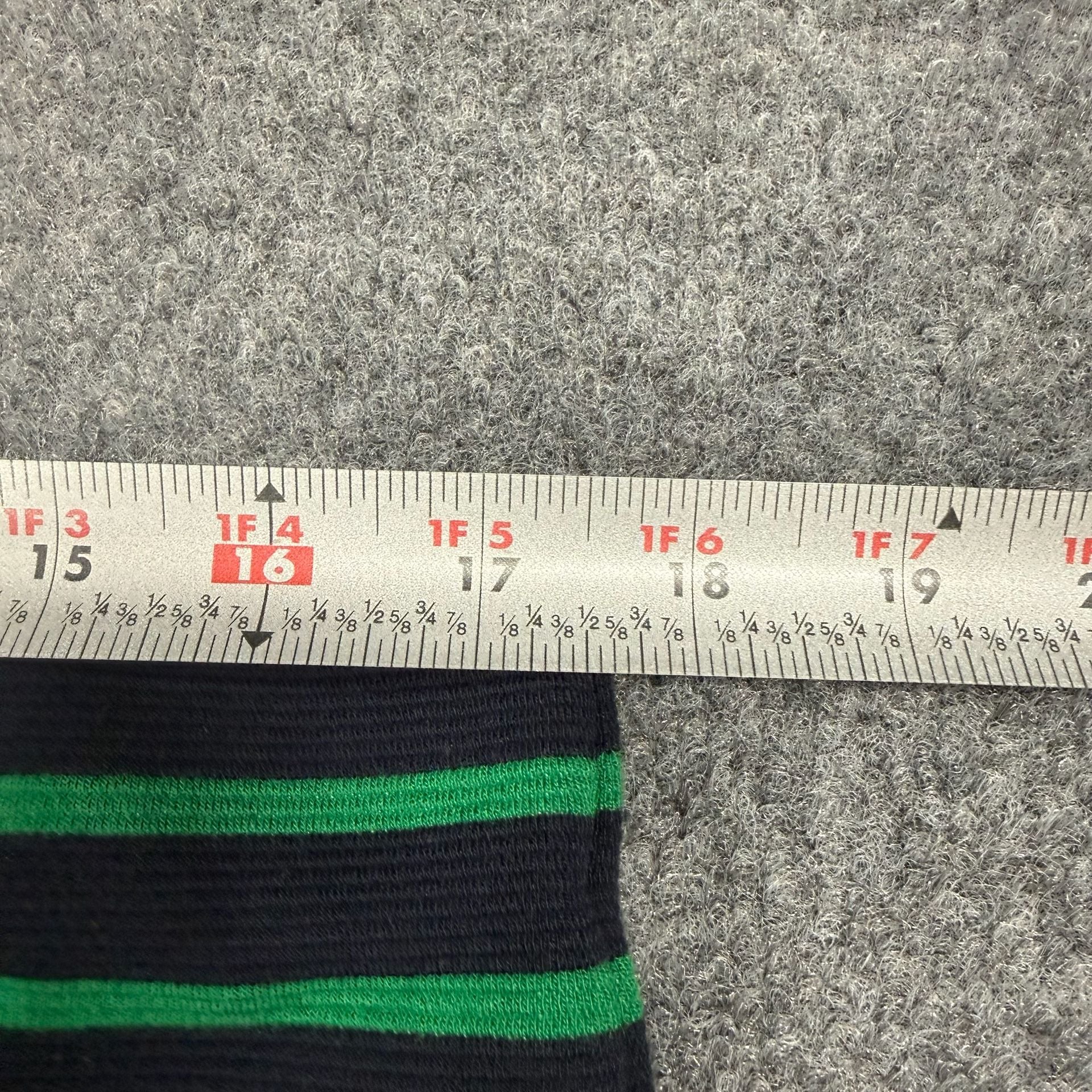 LOFT Green And Navy Striped Ribbed Pencil Skirt Size L New with Tags 7