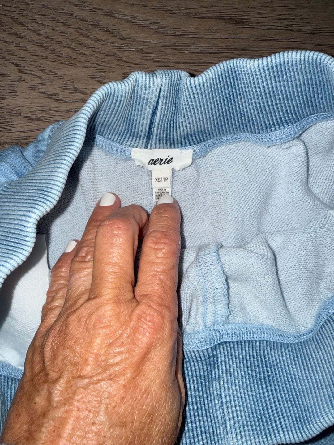 XS Aerie Daydream Denim Stretch Short 4