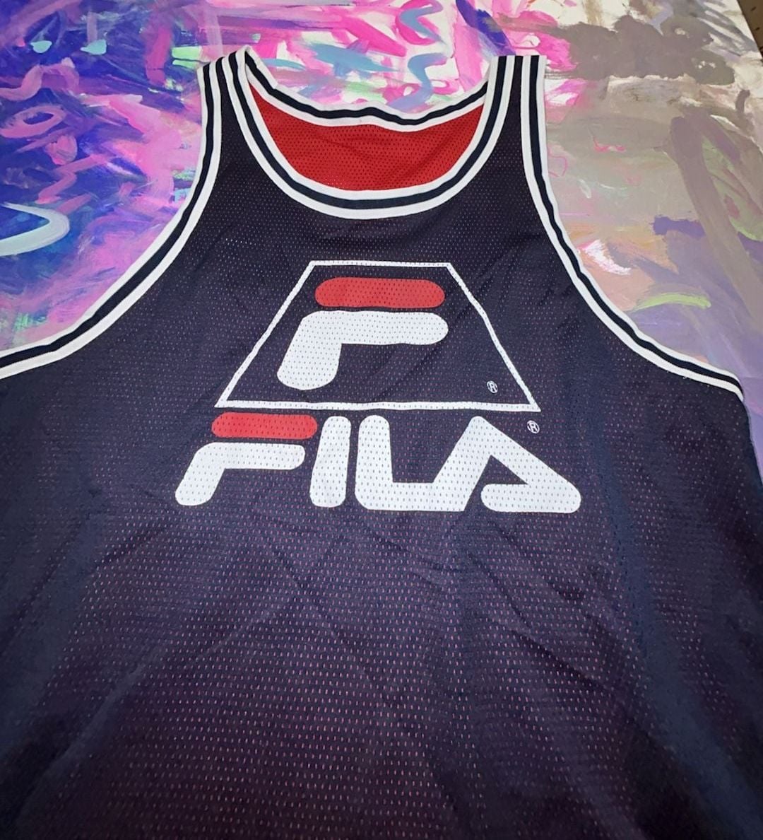 Fila Reversible Basketball Jersey Y2K 90s 4