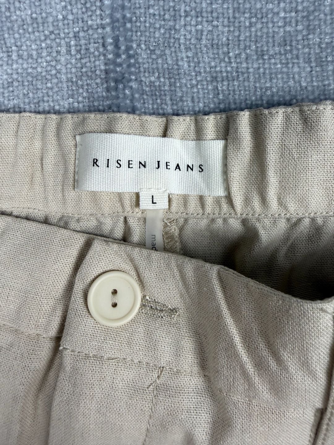 Risen High-Rise Wide-Leg Trousers NWT 10