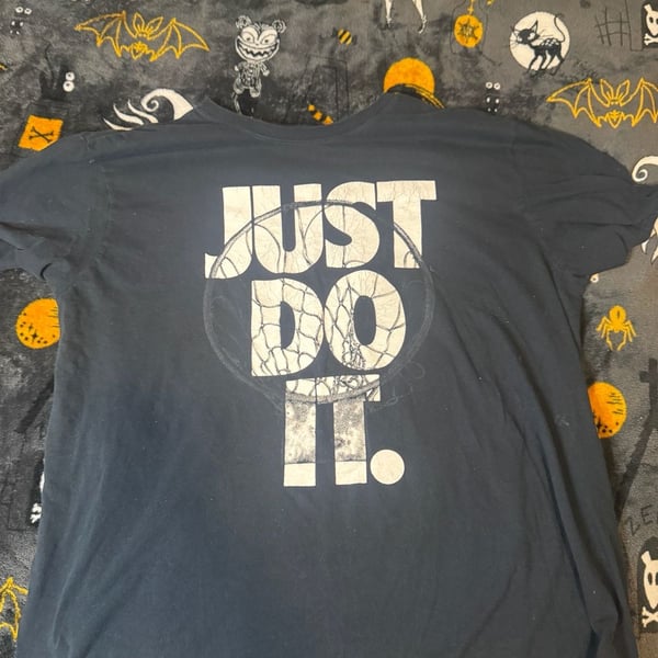 Nike Just Do It Basketball Net Graphic T-Shirt Black XL