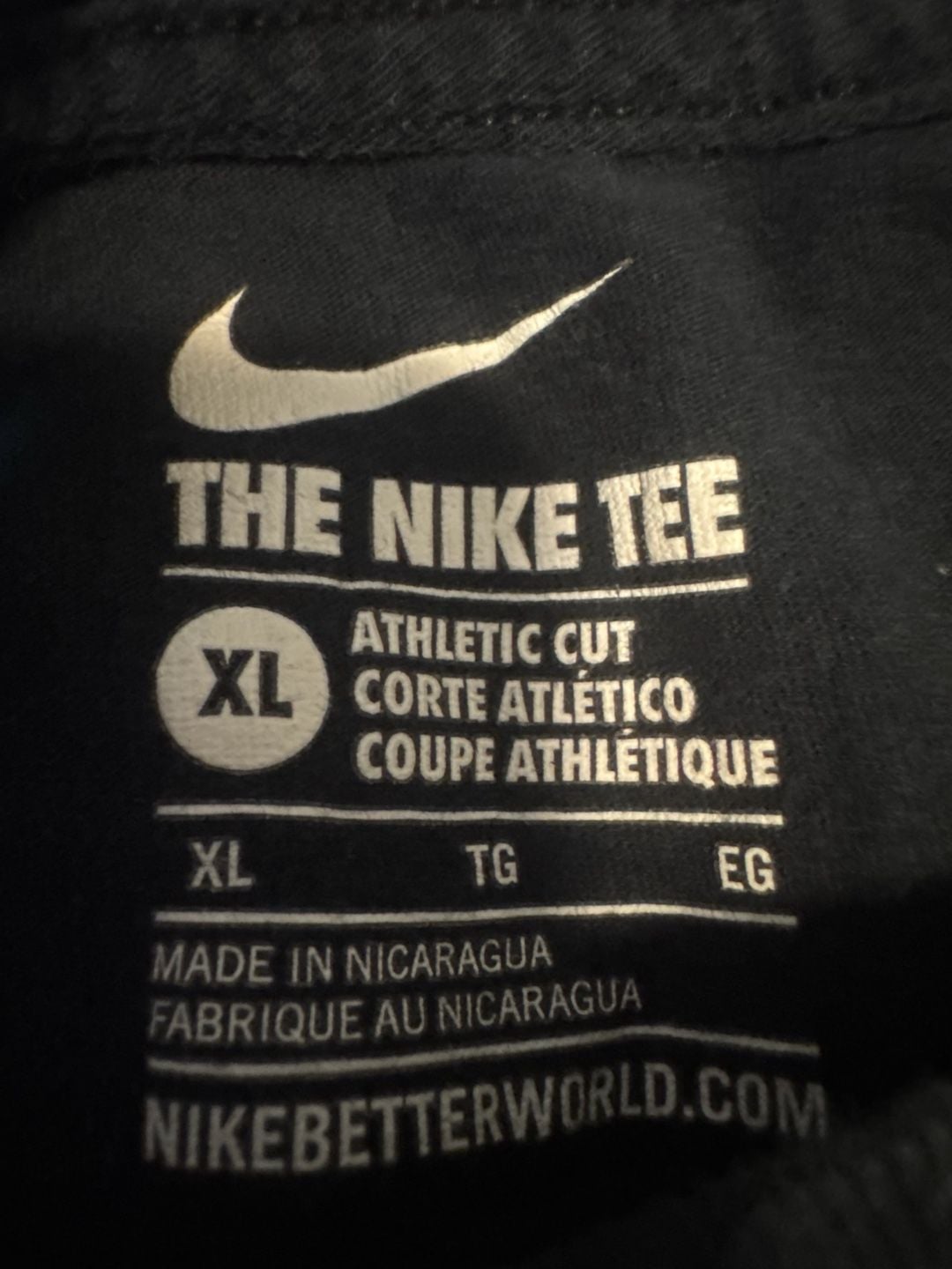 Nike Just Do It Basketball Net Graphic T-Shirt Black XL 6