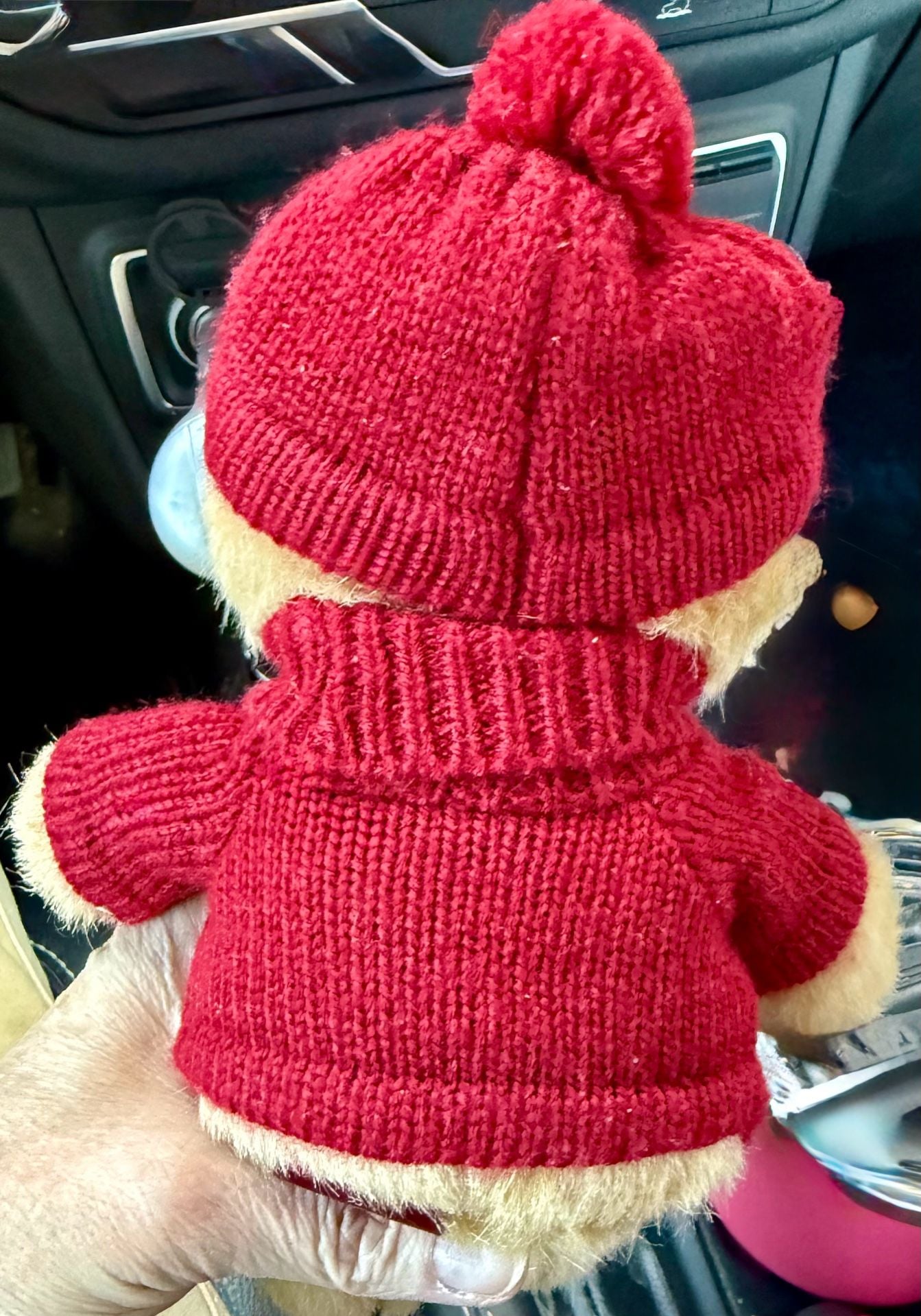 Ralph Lauren The Polo Bear Holiday Red Sweater And Beanie Hat Plush 3