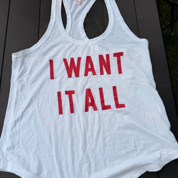 Victoria's Secret tank top I Want It All