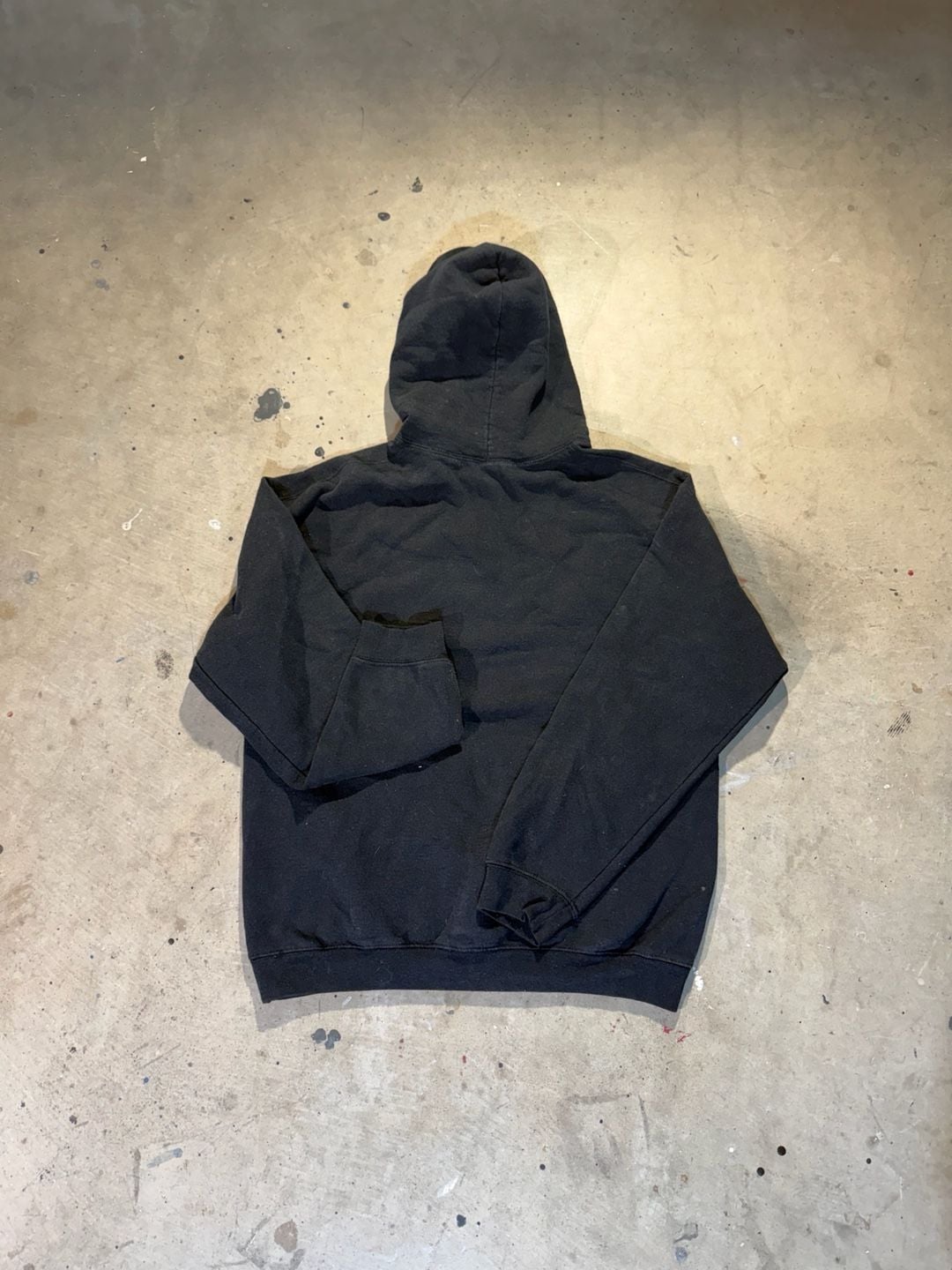 Gildan Heavy Blend Equestrian Printed Black Pullover Hoodie Size M 6