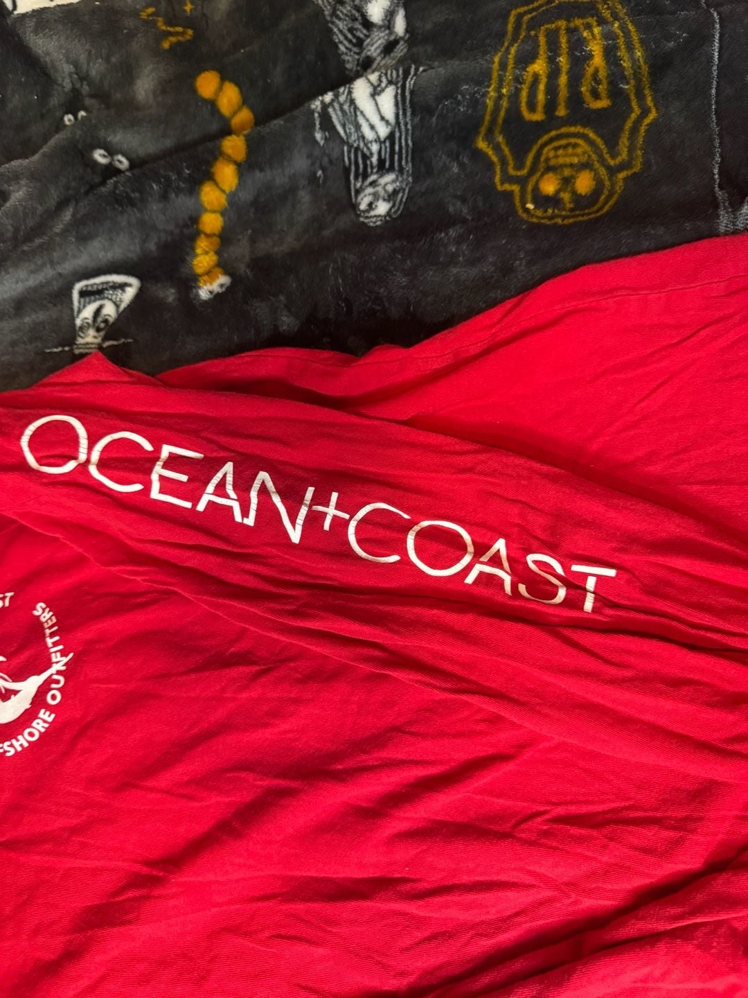 Ocean + Coast Red Long Sleeve Marlin Graphic T-Shirt 3