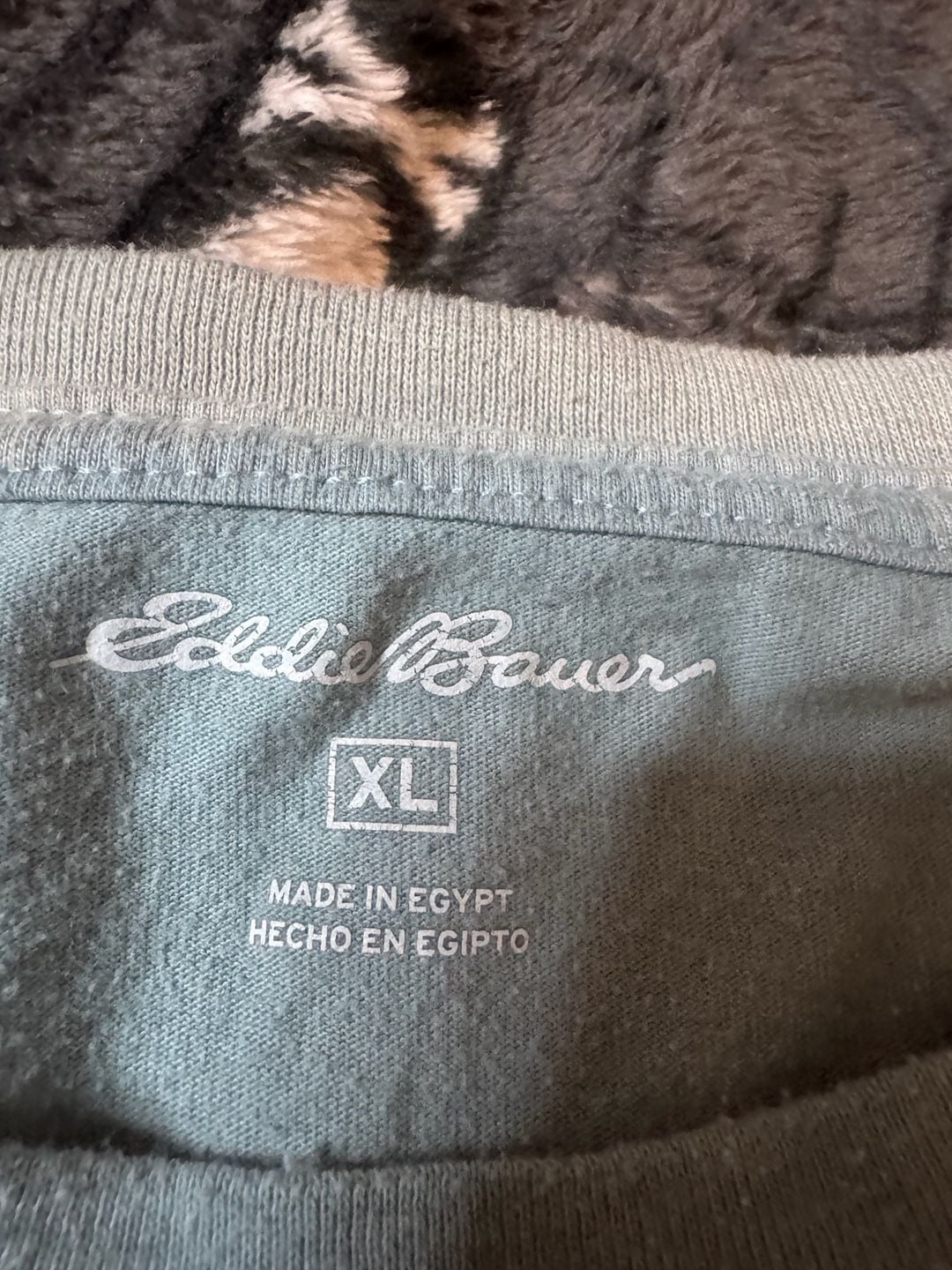 Eddie Bauer Men's Mountain Graphic Print Long Sleeve T-Shirt Size XL 4
