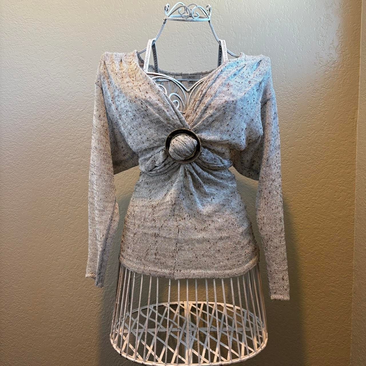 Caché beige knit sweater 2