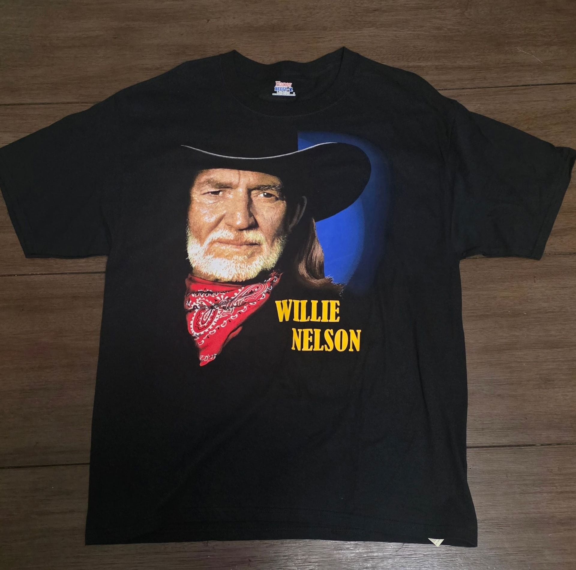 Willie Nelson 2012 Tour Graphic T-Shirt Black 2