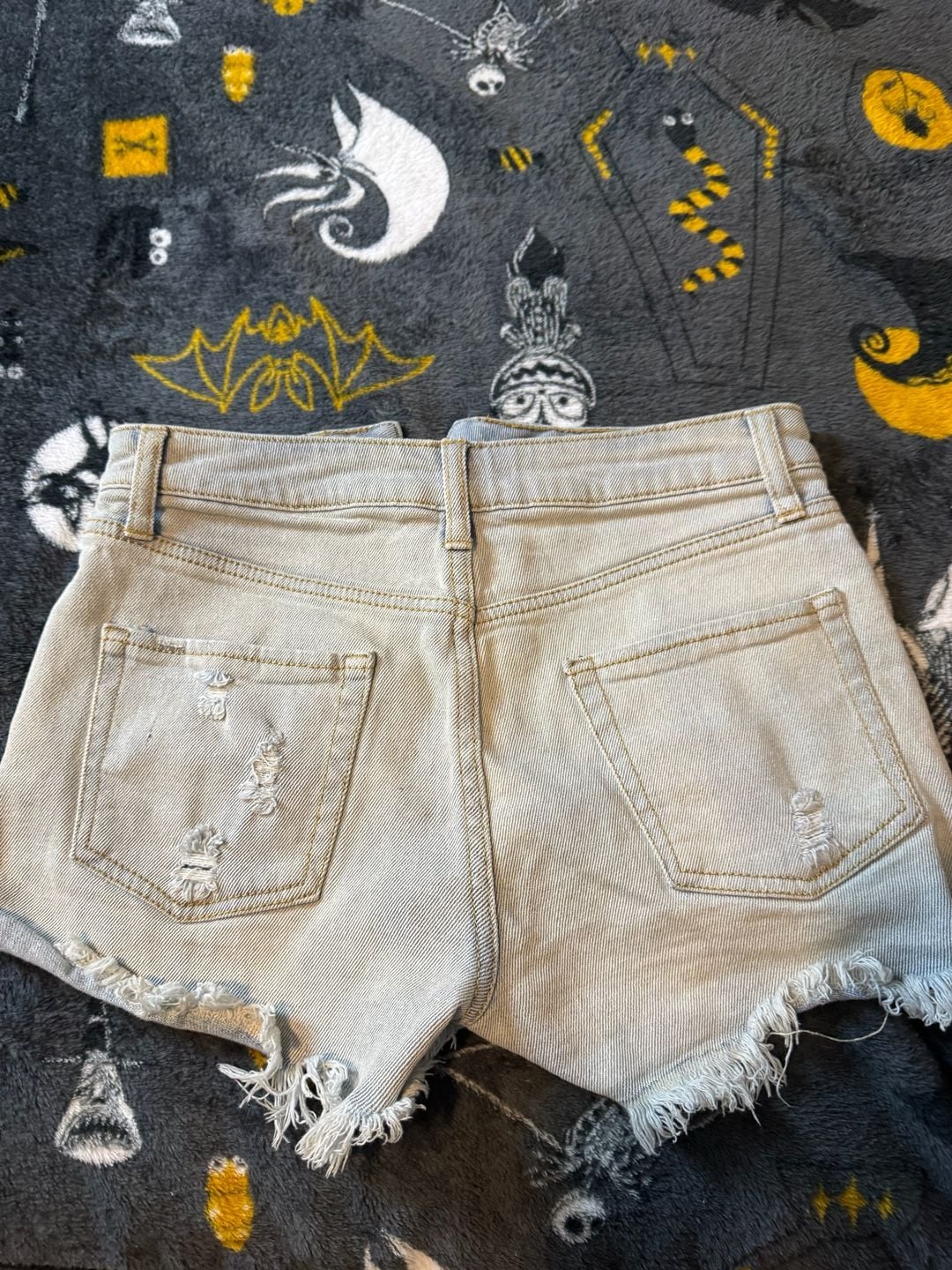 Wonderly Distressed Denim Cutoff Shorts Size 26 3