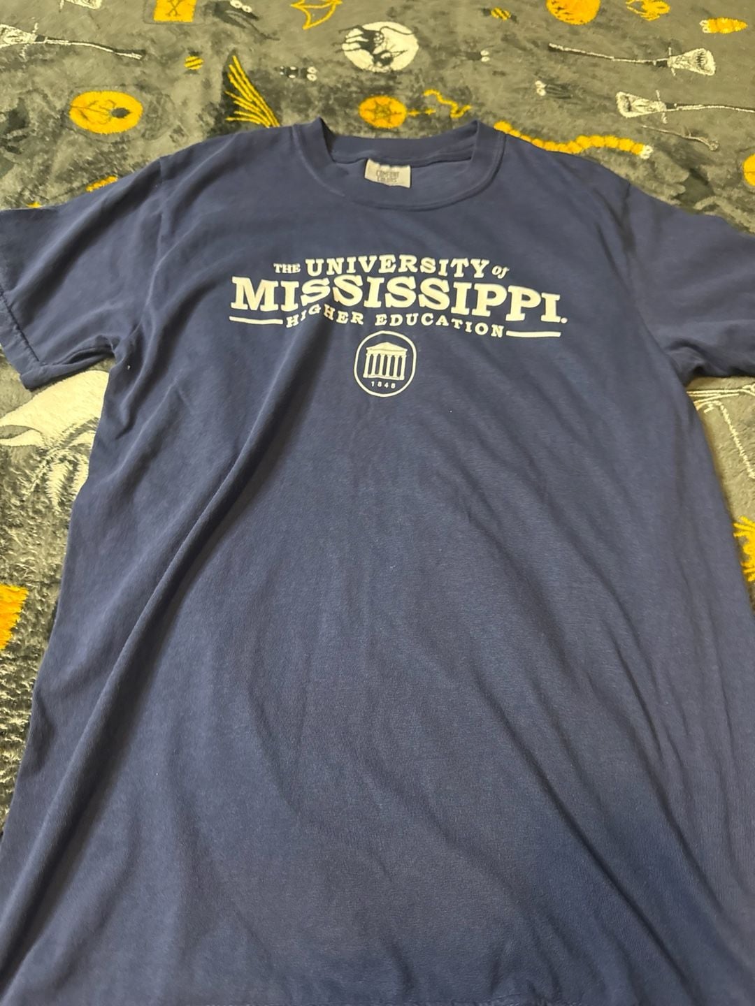 Comfort Colors University of Mississippi Higher Education Navy Blue T-Shirt 2