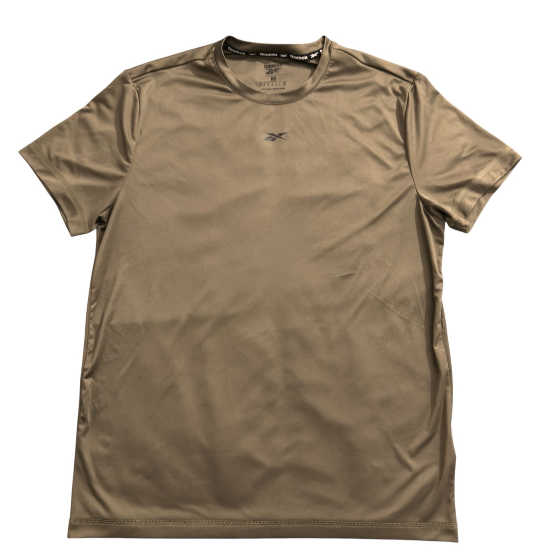 Reebok Men's ID Train Short Sleeve Tech Crewneck T-Shirt Army Green Medium 2