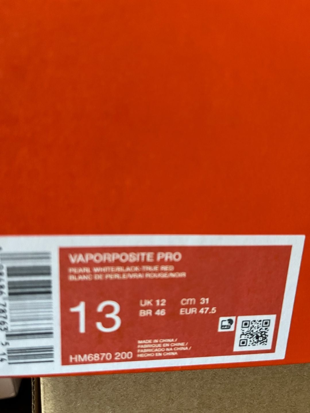 Nike Vaporposite Pro Football Cleats Pearl White Black HM6870-200 8