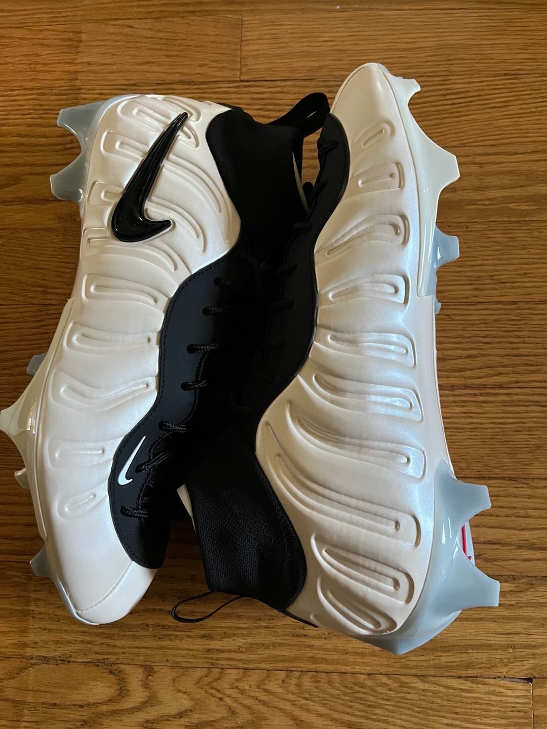 Nike Vaporposite Pro Football Cleats Pearl White Black HM6870-200 9