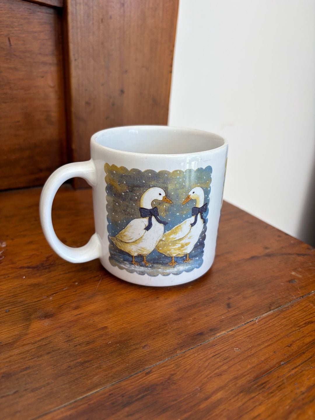 Vintage Goose in Snow Mug 1