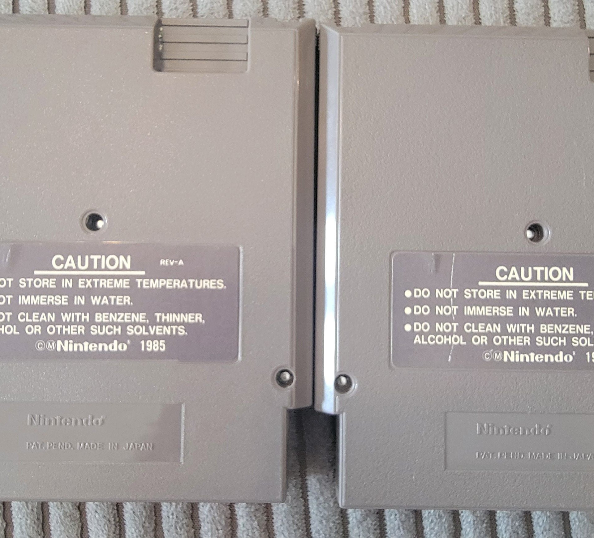 Nintendo NES Game Cartridge Lot of 2: Super Mario Bros. / Duck Hunt and Super Mario Bros. 3 2