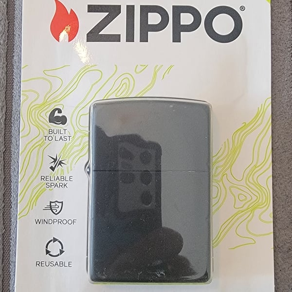 Zippo 218 BP Reg Black Matte Windproof Lighter