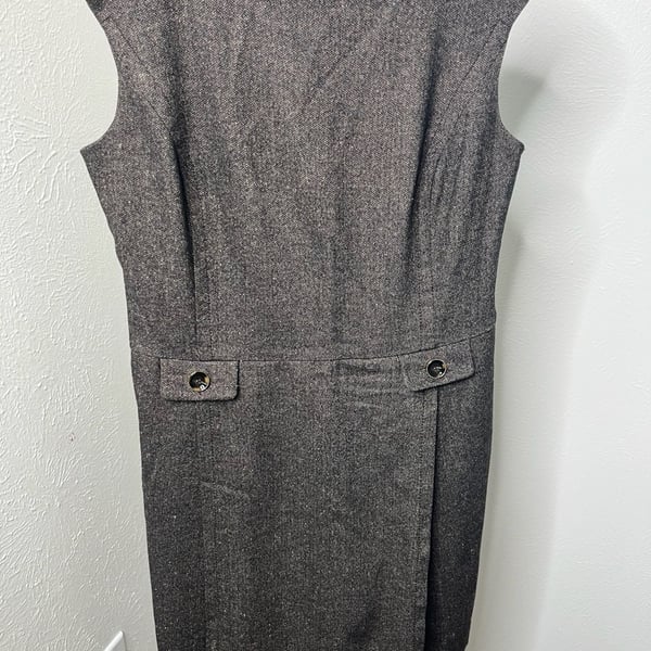 Heritage Classic Tweed Sleeveless Sheath Dress 