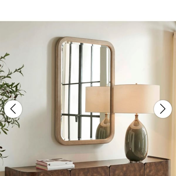 Uttermost Emari Warm Gray Mirror - 2." D x 30." W x 46." H - - 44246941,