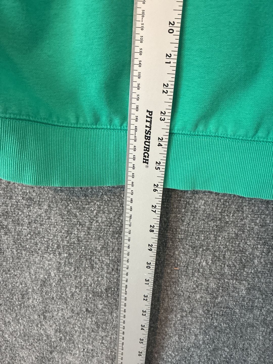 Carhartt WIP Hooded Chase Sweat Teal Green Hoodie Size M missing drawstring 8