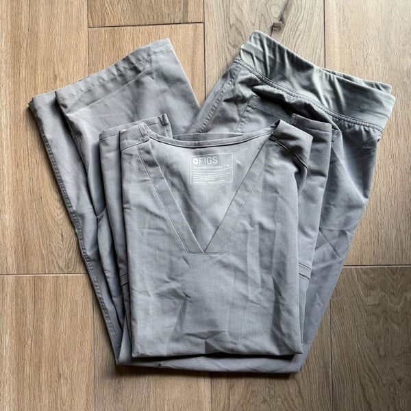 Figs Technical Collection Gray Scrub Set XL