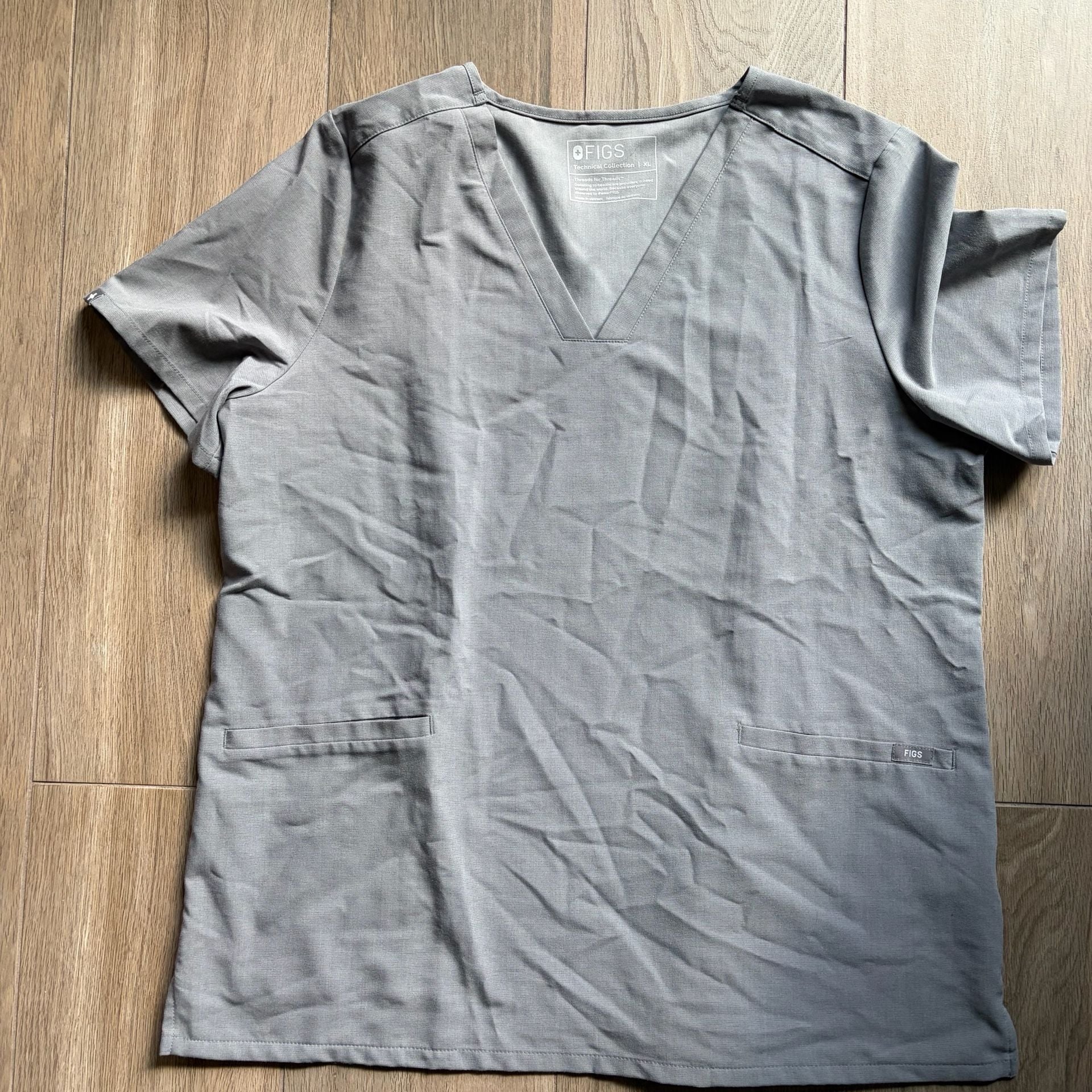 Figs Technical Collection Gray Scrub Set XL 6