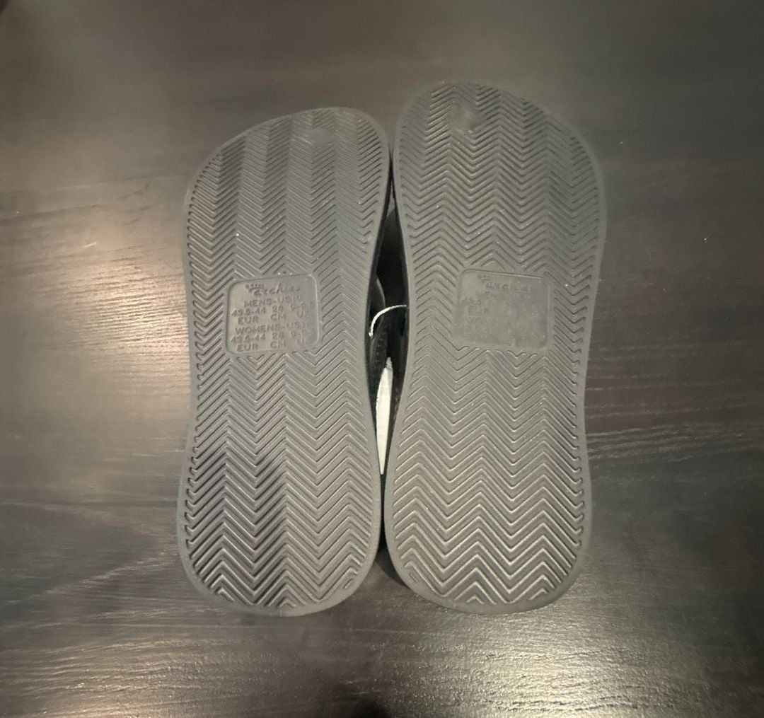 Archies Arch Support Flip Flops Black men US 10 women’s 11 6