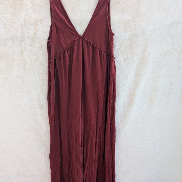 American Eagle Sunchaser Knit V-Neck Jumpsuit