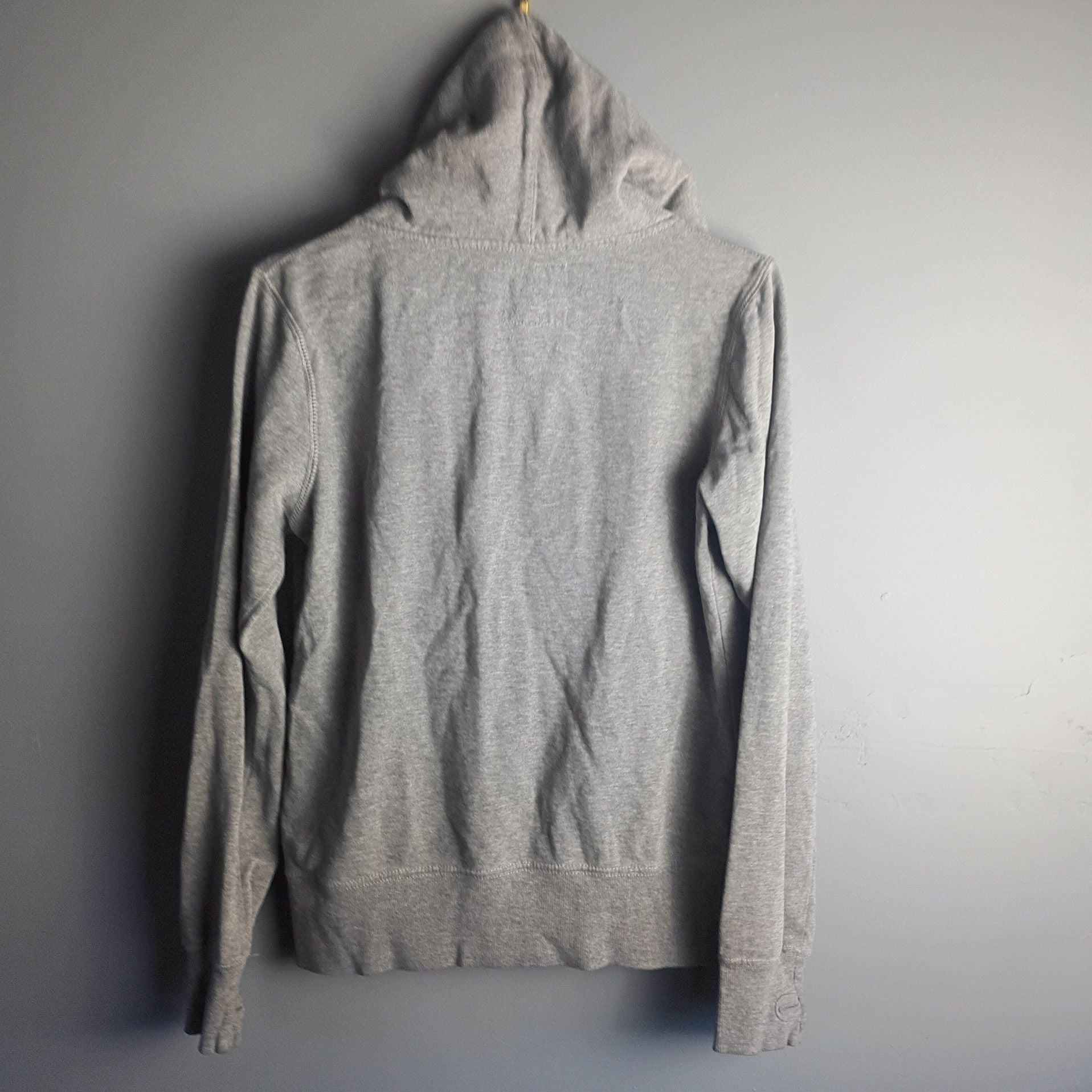 Billabong Gray Sherpa Lined Full Zip Hoodie with Rainbow Wave Graphic 3