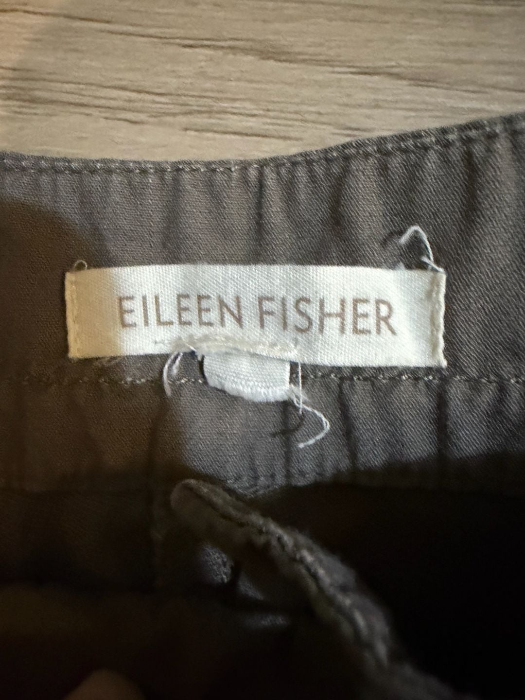 Eileen Fisher Olive Green Cotton Cropped Cargo Pants 2X 3