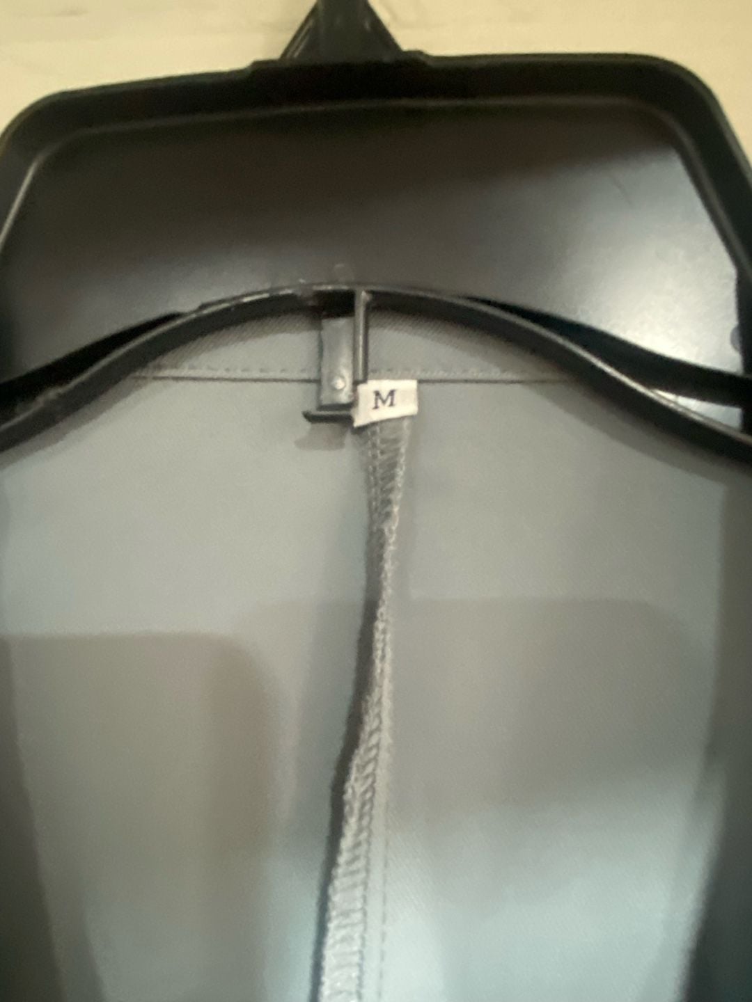 Zara Woman Longline Straight Blazer Jacket Gray Green Size M 3