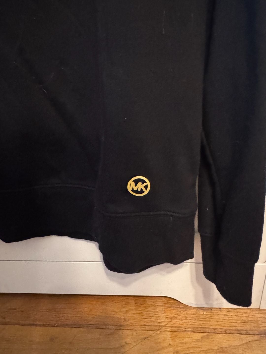 Michael Kors Black Camo Logo Sweatshirt Pullover Crewneck 6