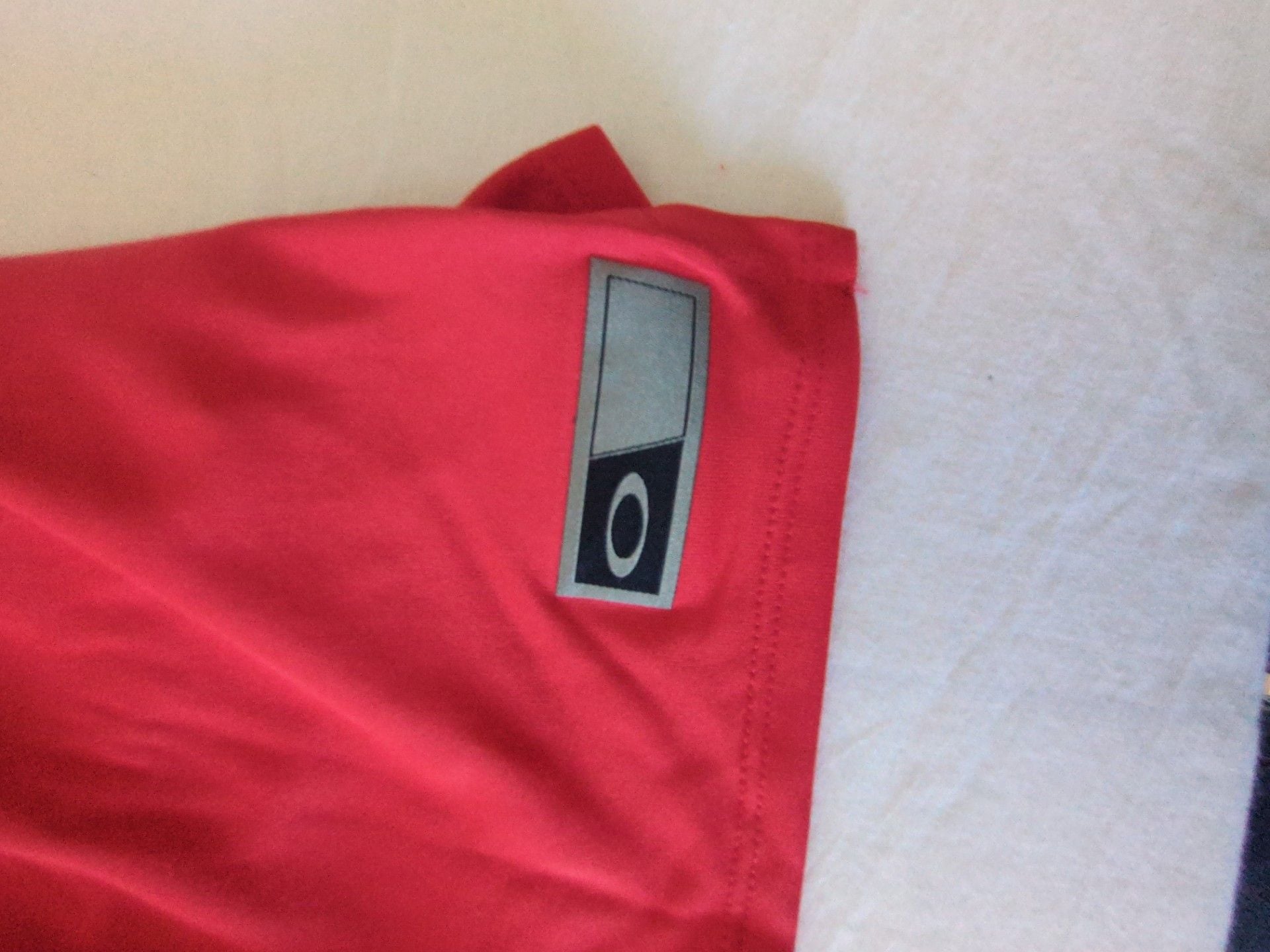 Oakley Hydrolix Red Performance Short Sleeve T-Shirt 5